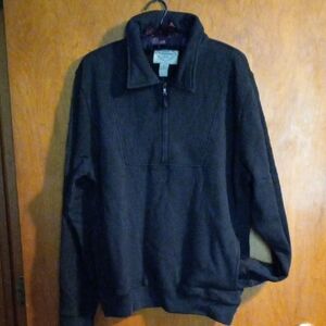 NWT! St. John's Bay Navy Cotton Pullover With Pockets!